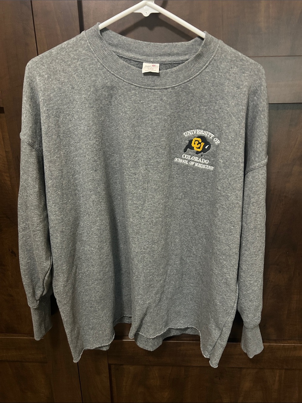 University of Colorado School of Medicine Gray Crewneck Sweatshirt